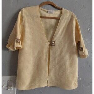 Vintage Putorti Sweater, Cardigan, Women XL,Made In Canadá, By Tricot Exclusive.
